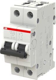 Produktbild ABB S201-K25NA Sicherungsautomat 25A pro M compact 1p+NA 6kA