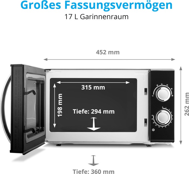 Image du produit Medion MD 15644 Micro-ondes 700W 17L noir (17 l)