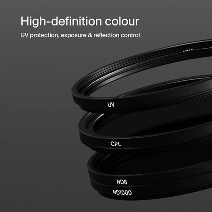 Produktbild Urth 77mm UV, Circular Polarizing (CPL), ND8, ND1000 Lens Filter Kit (Plus+) (77 mm, UV-Filter, 77 mm)
