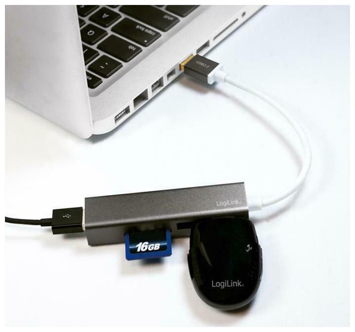 Image du produit LogiLink UA0306 (USB-A, 3 Ports)