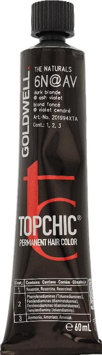 Image du produit Goldwell Topchic Elumenated (6N@AV - blond foncé élumé violet frêne foncé)