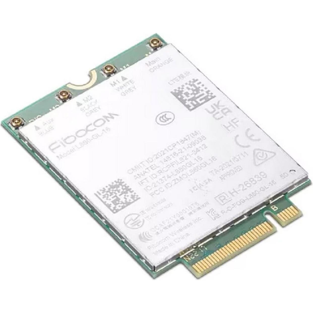 Lenovo ThinkPad Fibocom L860-GL-16 CAT16 LTE WWAN Module for ThinkPad T14 Gen3 (M.2 A Key), Netzwerkkarte, Grün