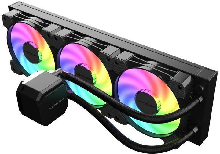 Actual product image LC-Power LC-CC-360-B-ARGB JetFlow Series water cooling 360mm