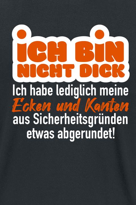 Produktbild Gaming-Sprüche Ich bin nicht dick (XL)