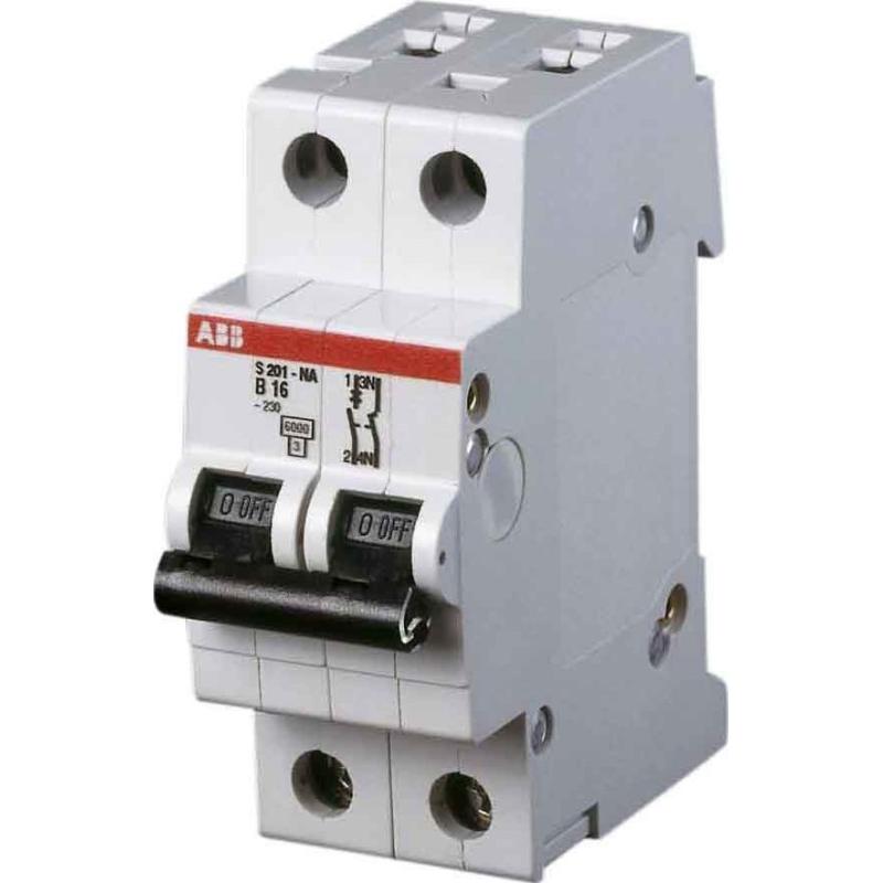 ABB, Schutzschalter, S201-C13NA Sicherungsautomat C-Char.,6kA,13A,1P,+NA