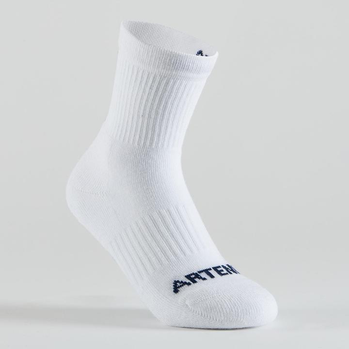 Produktbild Artengo Kinder Tennissocken High 4er-Pack - RS 300 weiss/marineblau (4er Pack, 27 - 30)