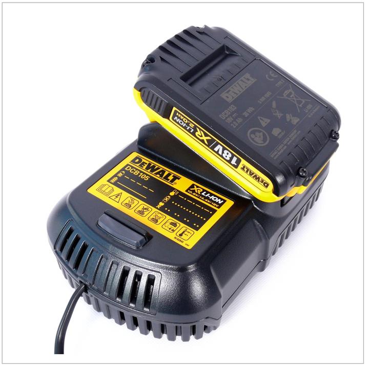 Image du produit DeWalt Starter Kit DCB115D2QW 18 V: 2x Batteries DCB 183 2 Ah + 1x Chargeur DCB 115 (18 V)