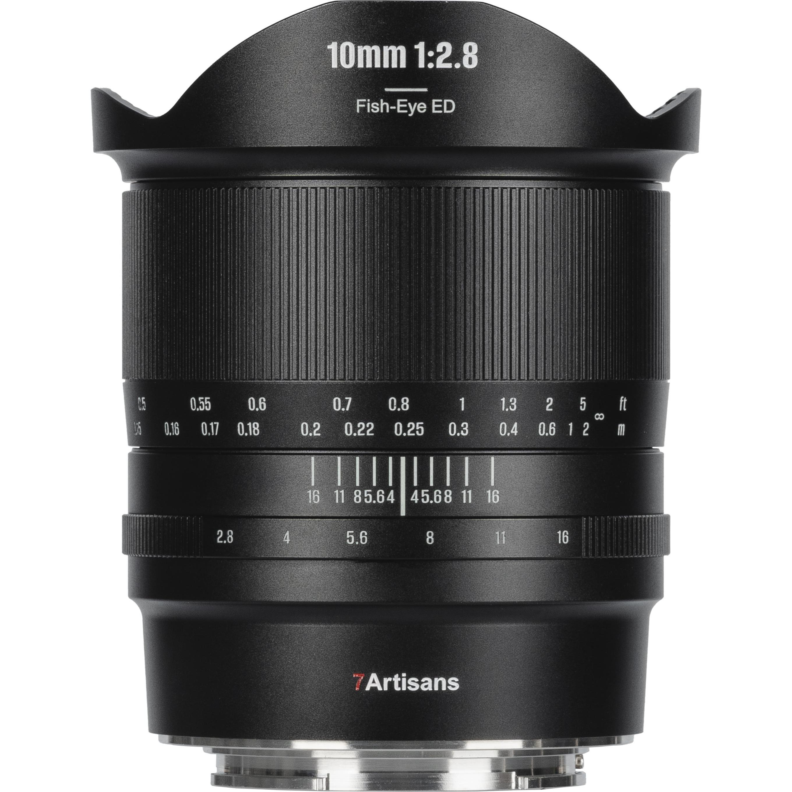 7artisans 10mm F2.8 Canon (EOS-R Mount) mark ii (Canon RF, APS-C / DX), Obiettivo, Nero