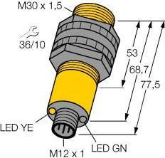 Actual product image Turck Diffuse reflection light scanner