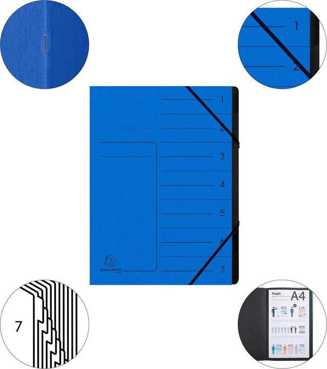 Actual product image Exacompta Stapled file folders (A4, 1 x)