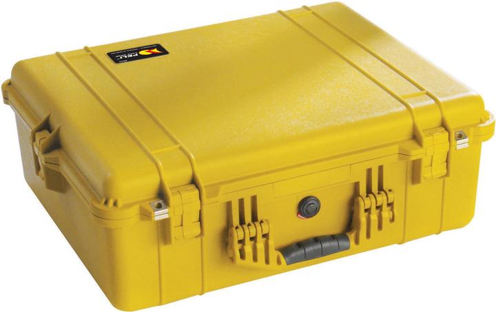 Actual product image Peli Plastic case 1600, yellow (45.58 l)