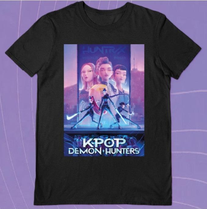 Produktbild Pyramid T-shirt - KPop Demon Hunters - Key Art - Huntrix - S (S)