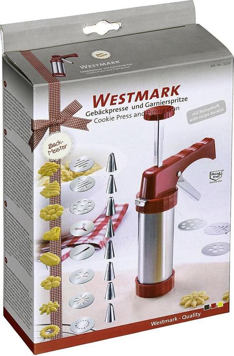 Actual product image Westmark Pastry press and garnishing syringe (Biscuit press, 250 ml)
