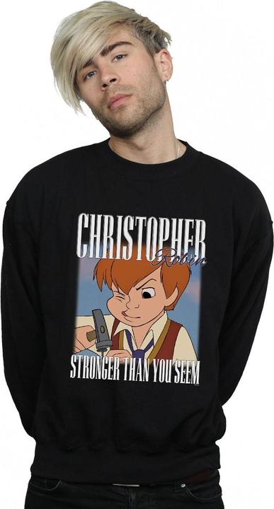 Immagine prodotto Disney Winnie The Pooh Christopher Robin Montage Felpa Uomo (L)
