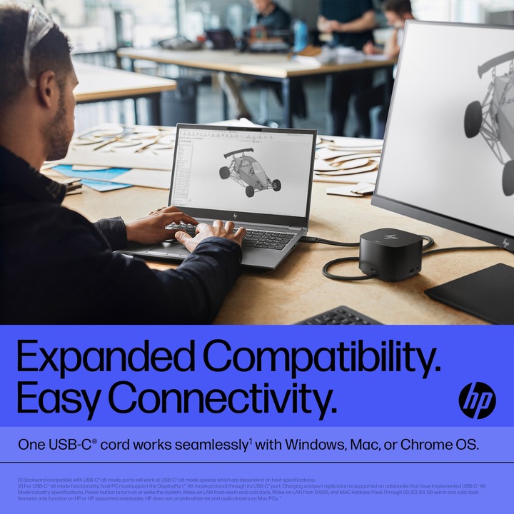 Produktbild HP Thunderbolt G4 Dock (Thunderbolt, 2 Ports)