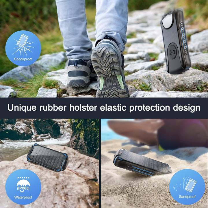 Actual product image Nuxgal Power Solar Power Bank (30000 mAh, 5 W)