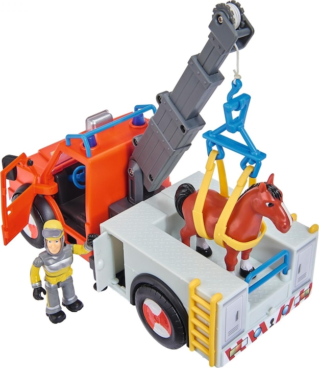 Productafbeelding Simba Brandweerman Sam Phoenix sleepwagen met paard