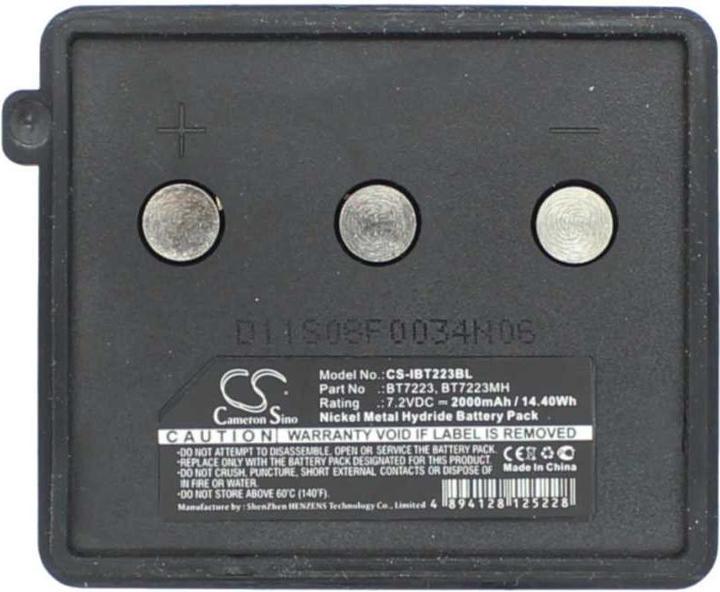 Produktbild XCell Kranakku NiMH 7,2V 2000mAh ersetzt Itowa BT7223 (7.20 V, 2000 mAh)