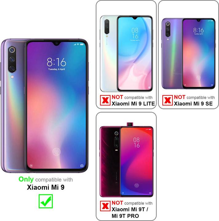 Actual product image Cadorabo Case for Xiaomi Mi 9 with belt clip (Mi 9)