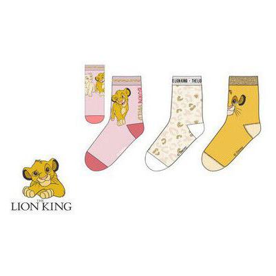 Procos, Jungen, Socken, Disney Der König Der Löwen Kindersocken 31/34, Mehrfarbig, (3er Pack, 31 - 34)
