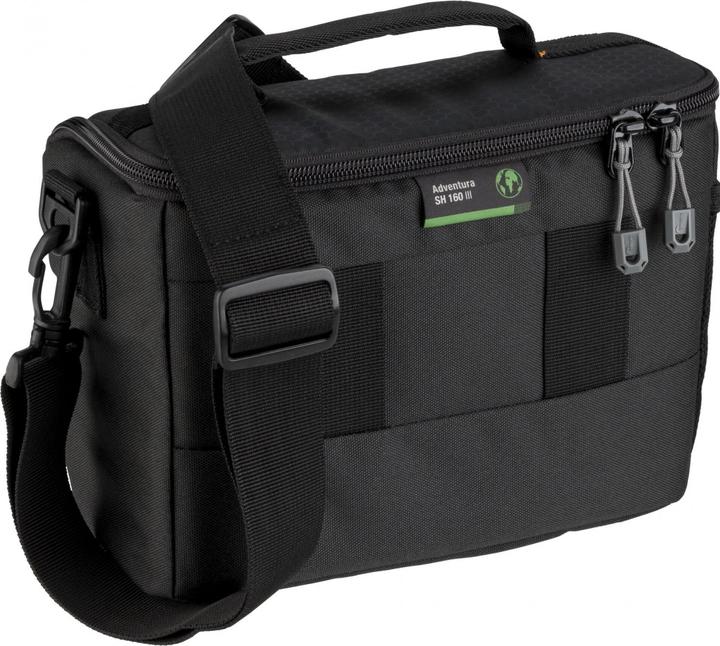 Actual product image Lowepro Adventura SH 160 III Green Line (Camera shoulder bag, 4 l)