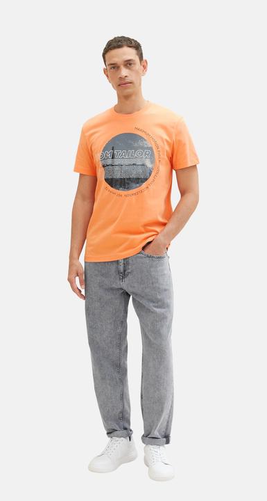 Produktbild Tom Tailor T-Shirt Kurzarmshirt mit Foto-Print (L)
