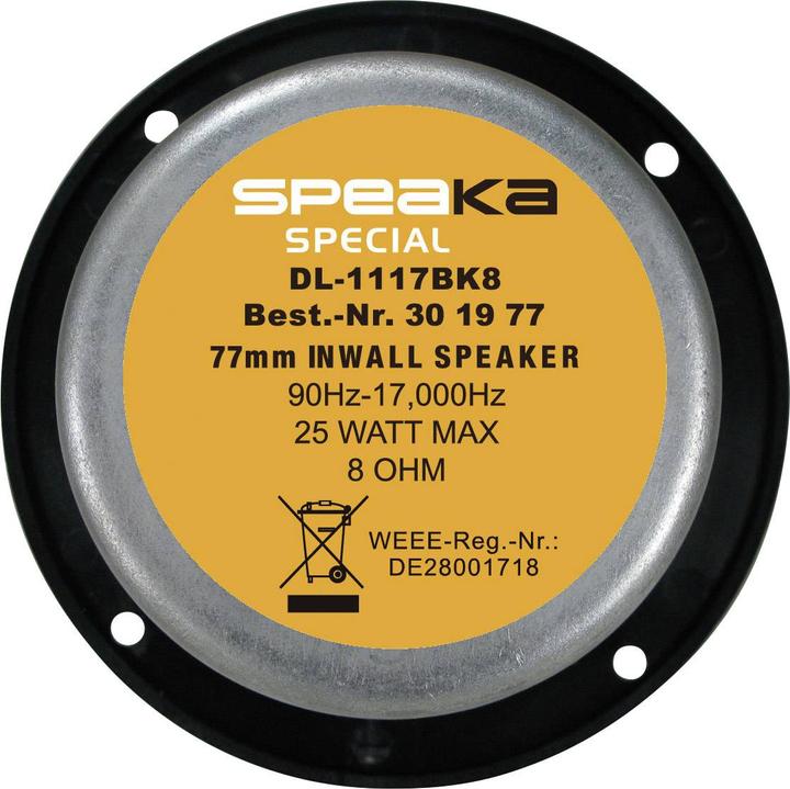 Produktbild SpeaKa Professional Speaka DL-1117 Wand-/ Decken-Lautsprecher (1 Stk.)
