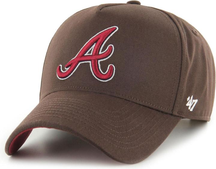 47 Brand Adjustable Cap World Series Atlanta Braves Braun (One Size)