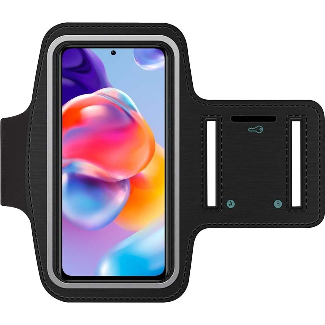 SmartFitness Xiaomi Redmi Note 11 Pro+ 5G Handy Sport Armband, Smartphone Sportarmband, Schwarz