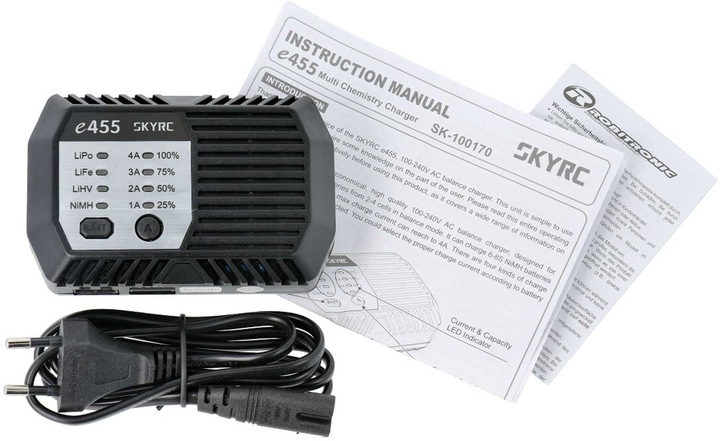 Immagine prodotto SkyRC e455 AC NiMH 6-8 / LiPo 2-4S, 50W