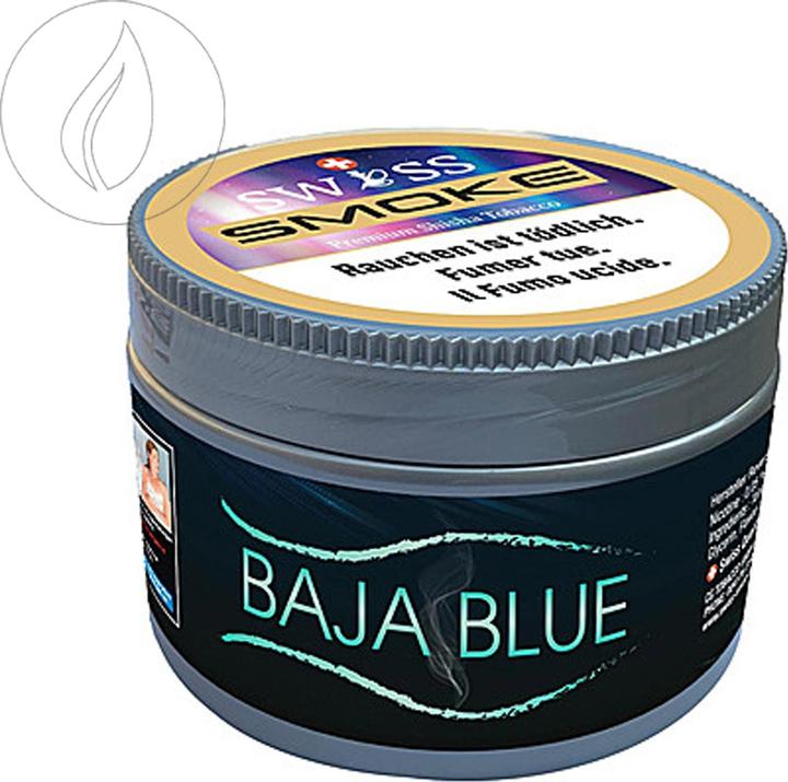 Swiss Smoke Baja Blue hookah tobacco 100g (Blue)