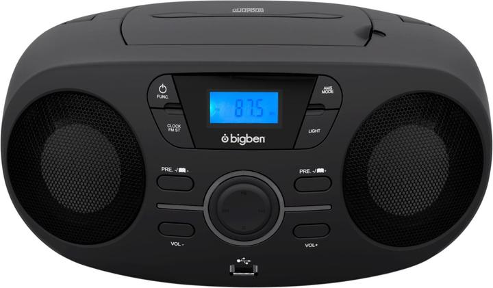 Bigben Tragbares CD/ Radio CD61 UBS - schwarz (FM, PLL)