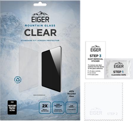 Produktbild Eiger Display-Schutzglas Mountain Glass Clear Tablet (1 Stk., Samsung Galaxy Tab S11 Ultra)