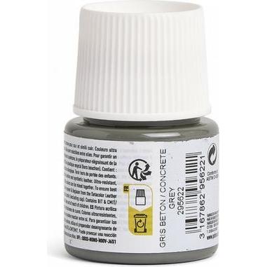 Thumbnail - Pebeo, Künstlerfarbe + Bastelfarbe, SetaCuir Lederfarben (Betongrau, 45 ml)