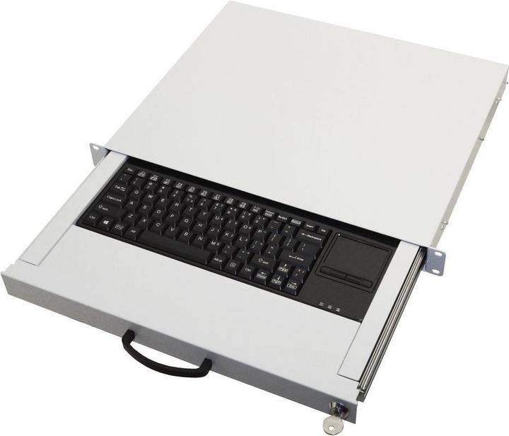 Produktbild Aixcase Industrietastatur, US USB, Touchpad mit zwei Maustasten (Eng. Int., Kabelgebunden)
