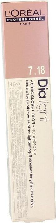 Produktbild L'Oréal Professionnel DIA LIGHT gel-creme acide sans amoniaque #7,18 50 ml (7,18)