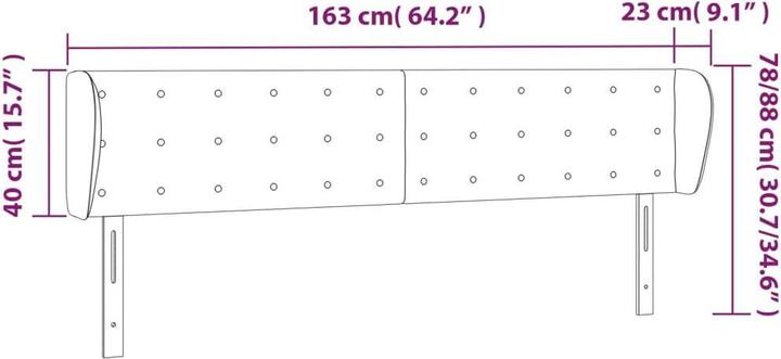 Produktbild VidaXL Zain (163 x 23 x 88 cm)