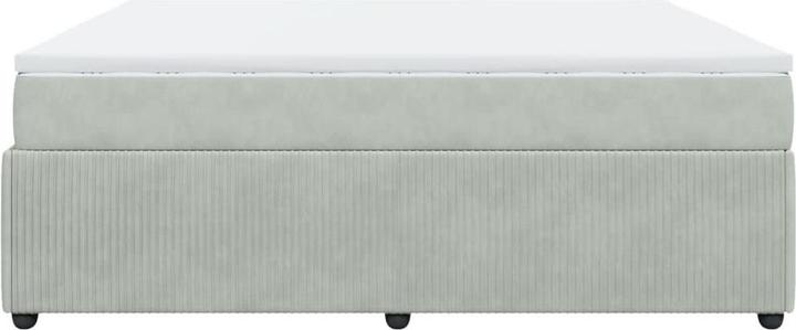 Produktbild vidaXL Bo x springbett mit Matratze 180 x 200 cm Samt (180 x 200 cm)