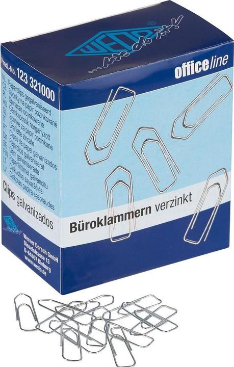 Immagine prodotto Wedo Graffette 32mm galvanizzate lucide, a punta (1000x)
