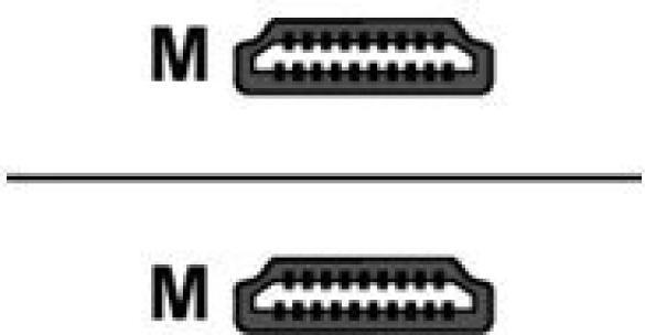 Produktbild Delock HDMI (Typ A) — HDMI (Typ A) (1 m)