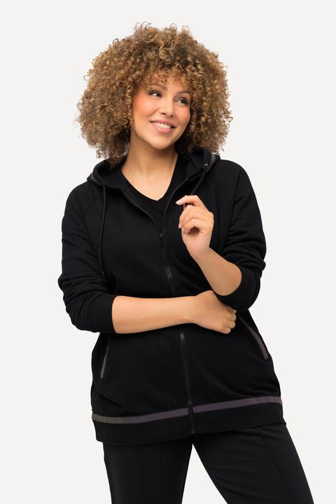 Produktbild Ulla Popken Hoodie, Kapuze, Regenbogen-Reflektorstreifen, Langarm (42, 44)