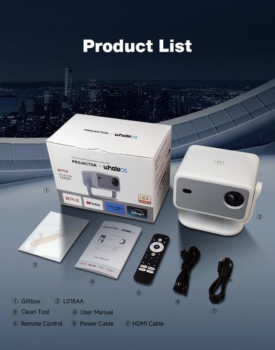 Produktbild Lqwell Heimkino-Projektor (300 lm)