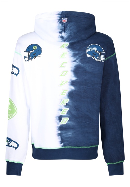 Produktbild Recovered Re:covered Fleece Hoody - INK DYE Seattle Seahawks - S (S)