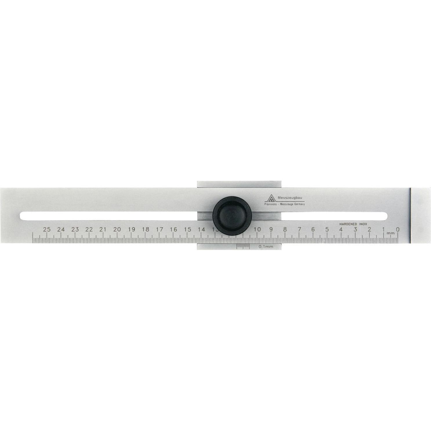 RB Messwerkzeuge, Messlehre, Metall-Streichmass Messbereich 250 mm (25 cm)