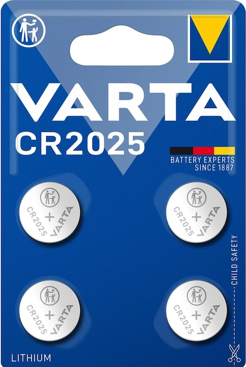 Produktbild Varta CR2025 (4 Stk., CR2025, 160 mAh)