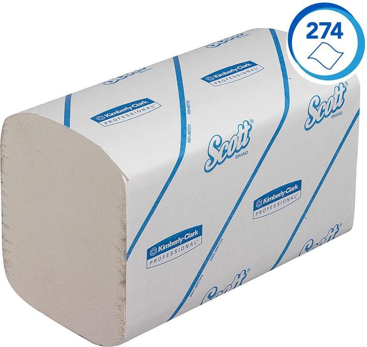 Scott Sports Folded towels Scott Performance Control Recycled M-fold White 1-ply (15x)