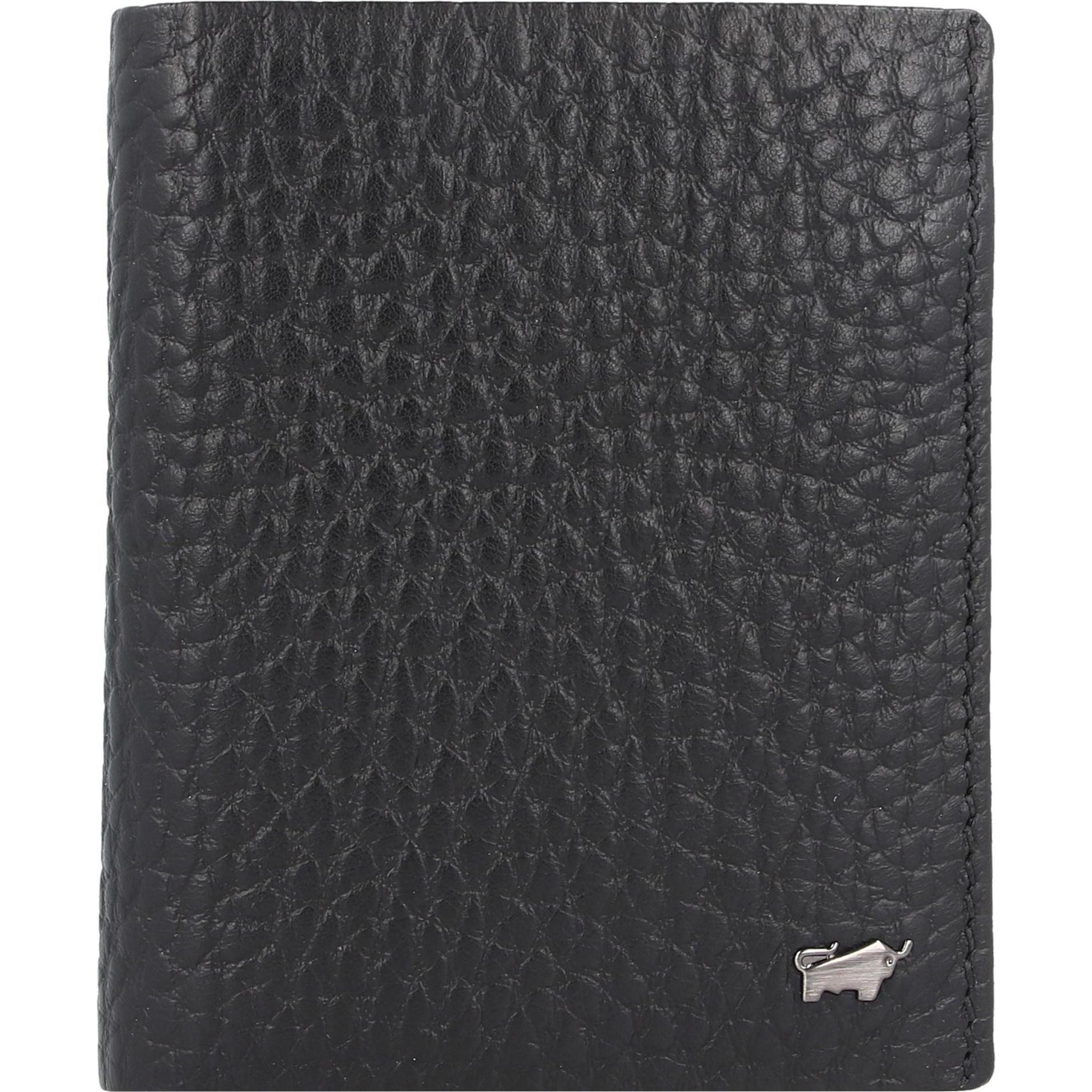 Braun Büffel, Herren, Portemonnaie, Geldbörse Yannik 53141, Schwarz