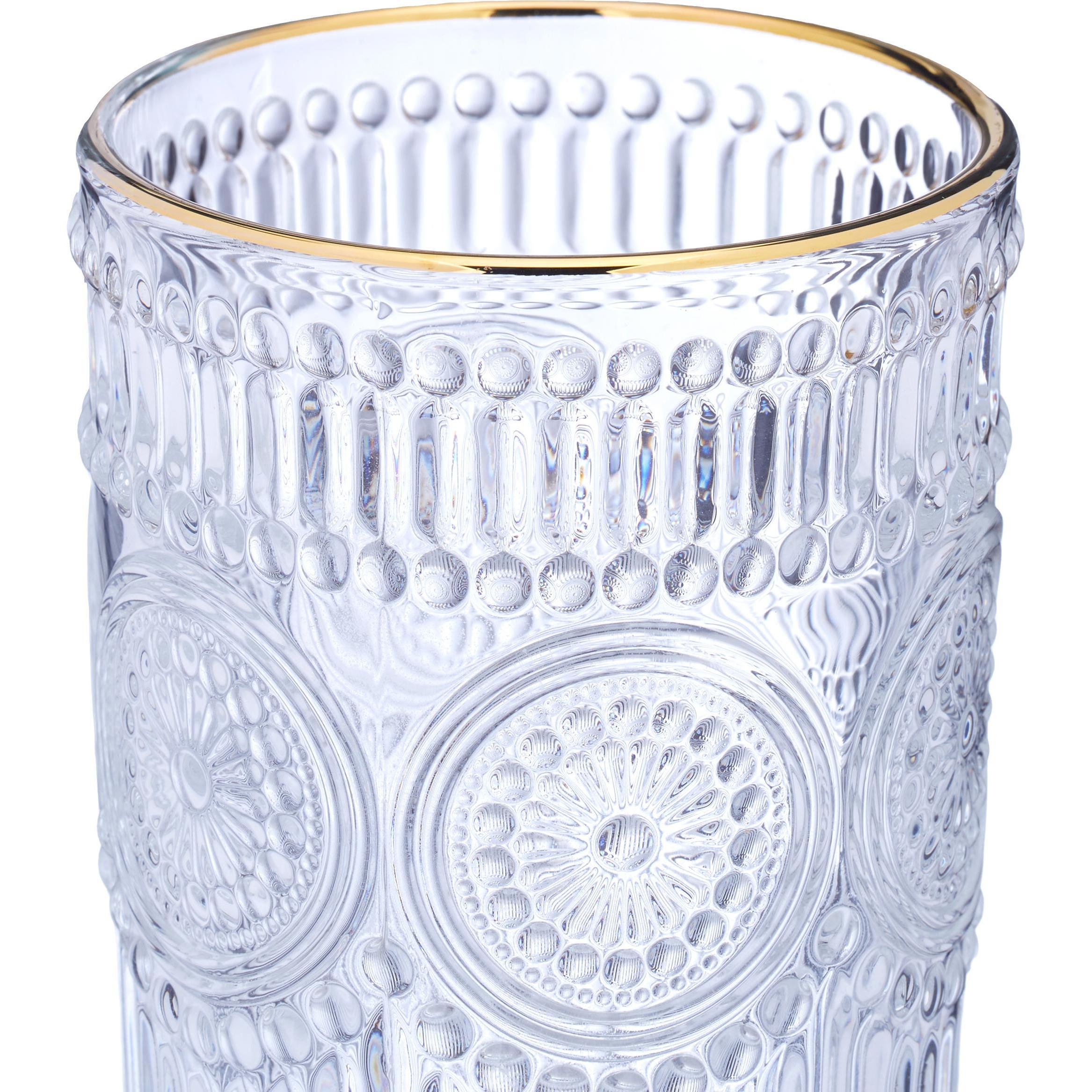 Thumbnail - Relaxdays 4x Trinkglas, Trinkgläser, Transparent