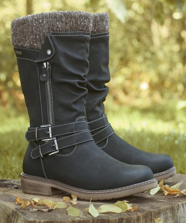 Image du produit Joe Browns Strap And Zip Detail Tan Long Boots (36)