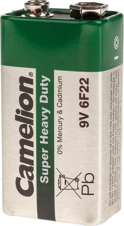 Productafbeelding Camelion 9V blokZink-koolstof (1 Pcs., 9V Block, 400 mAh)